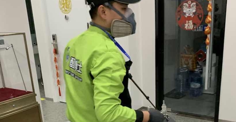 云台招商银行除甲醛现场